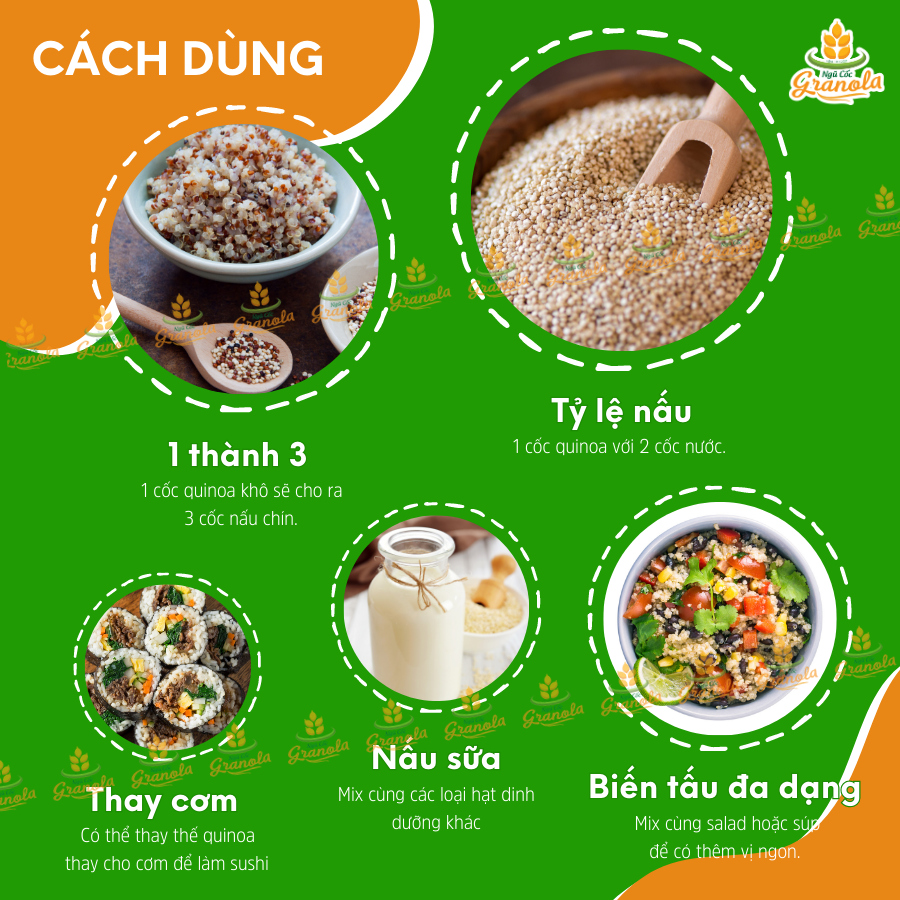 Hạt diêm mạch Úc Mixed Quinoa hỗn hợp loại ngon (400GR) - (Hạt Ngon)