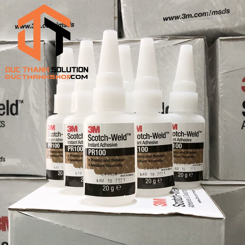 KEO SIÊU DÍNH  PR100 - SCOTCH-WELD™ PLASTIC