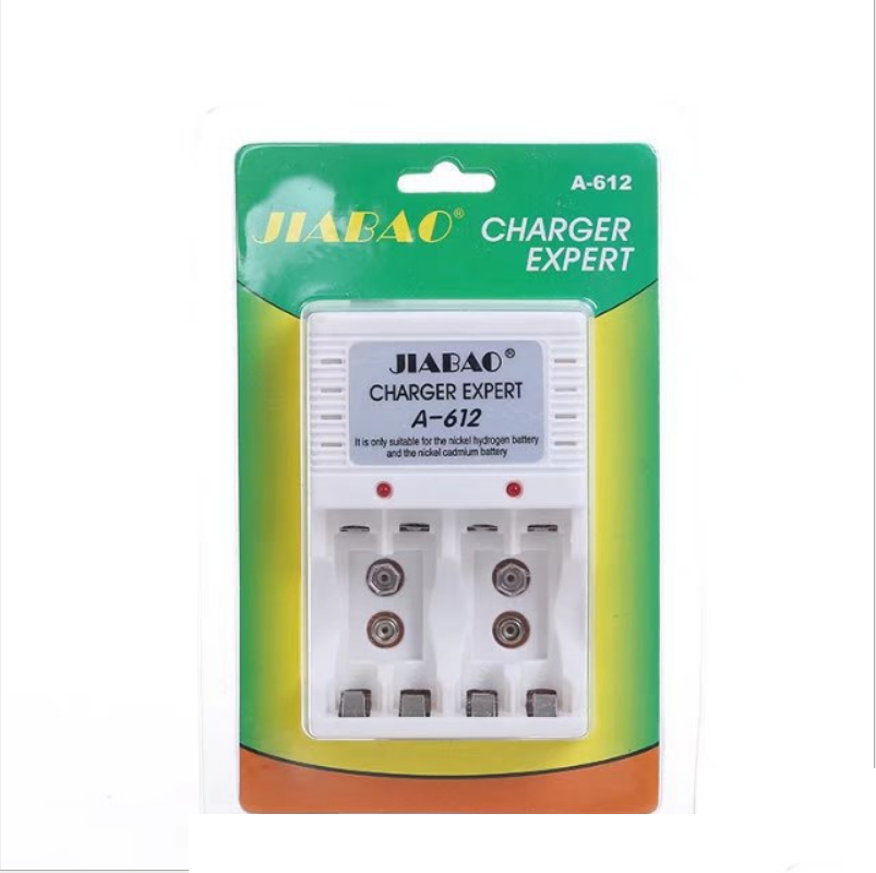 Multi-purpose battery charger jiabao a-612, charger for aa, aaa and pin 9v