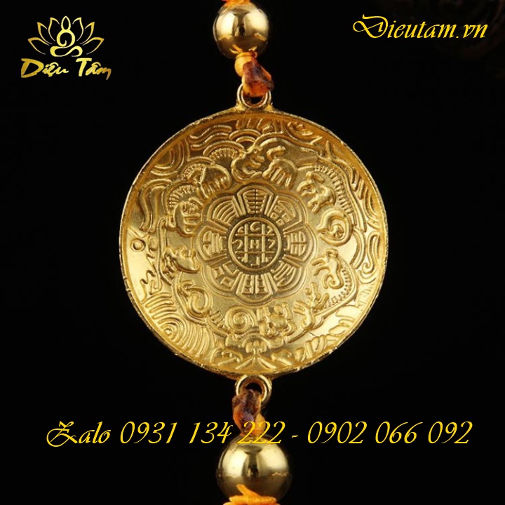 Dây treo ô tô bát bảo cát tường phong thủy