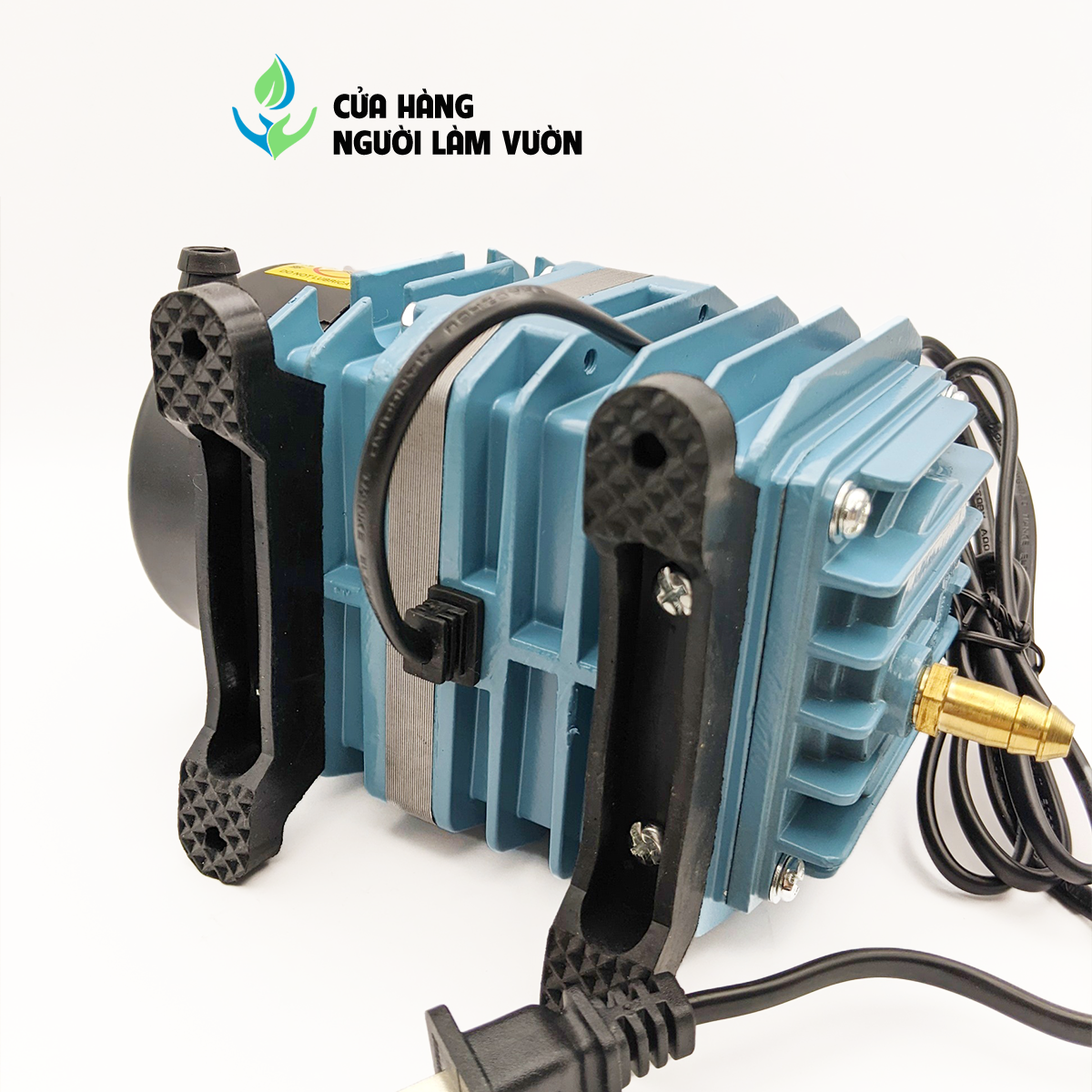 Máy sủi oxy hồ cá - Máy thổi oxy RESUN ACO - 005 - 75W dùng cho hồ cá Koi tặng kèm 8m dây oxy + 8 sủi