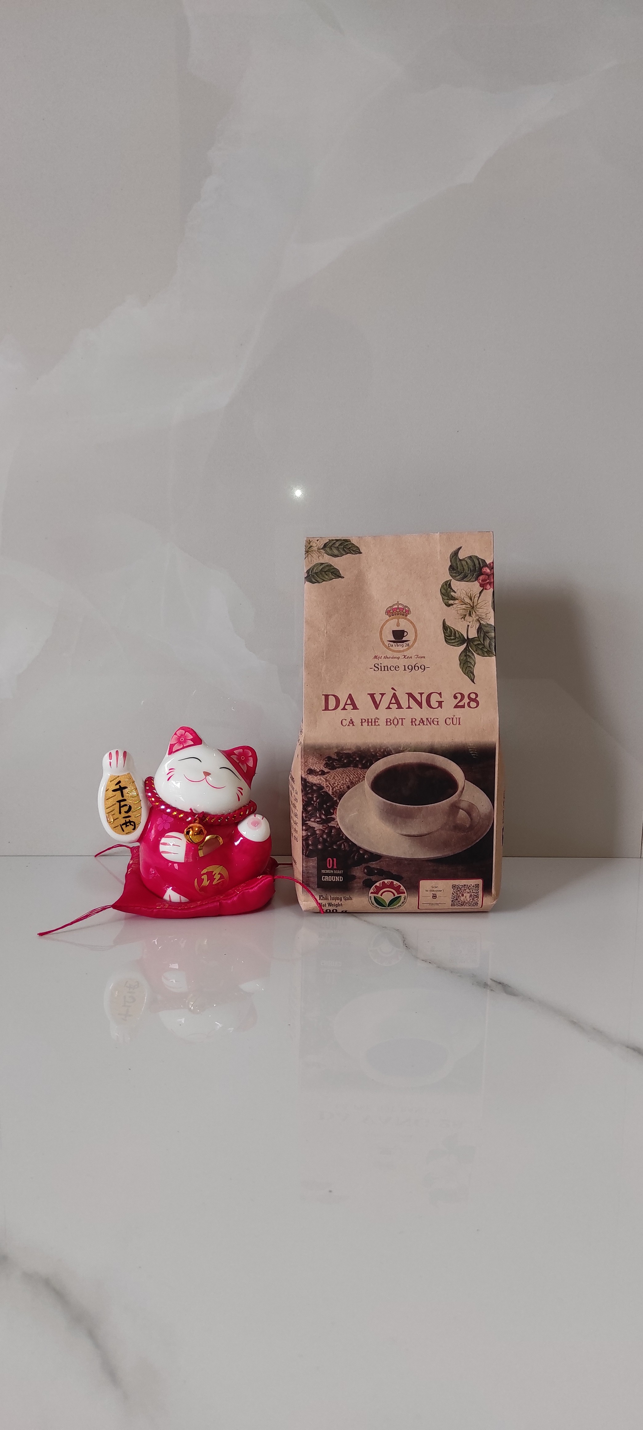 Cà phê số 1( túi 500g) rang thủ công bằng củi DA VÀNG 28