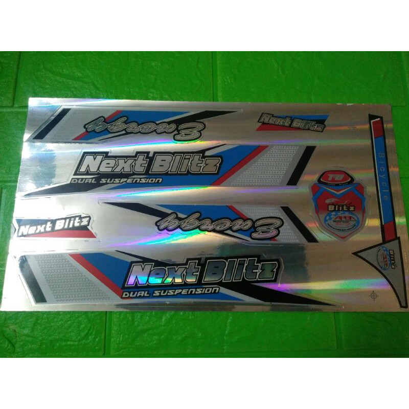 Bộ tem dán xe đạp leo núi Next Blitz hàng nhập Thái Lan