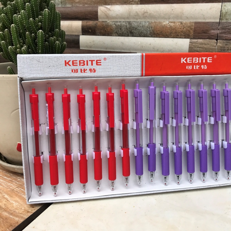 Bút Nước Dạng Bấm Chosch CS8698 Mực Xanh, Đỏ, Tím,đen [ VPP Trí Nhân ]