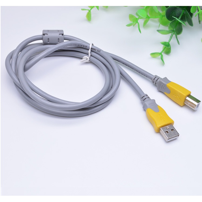 USB 2.0 VSPTECH printer cable (Gray WIRE) 1M5, 3M, 5M, 10 Meters