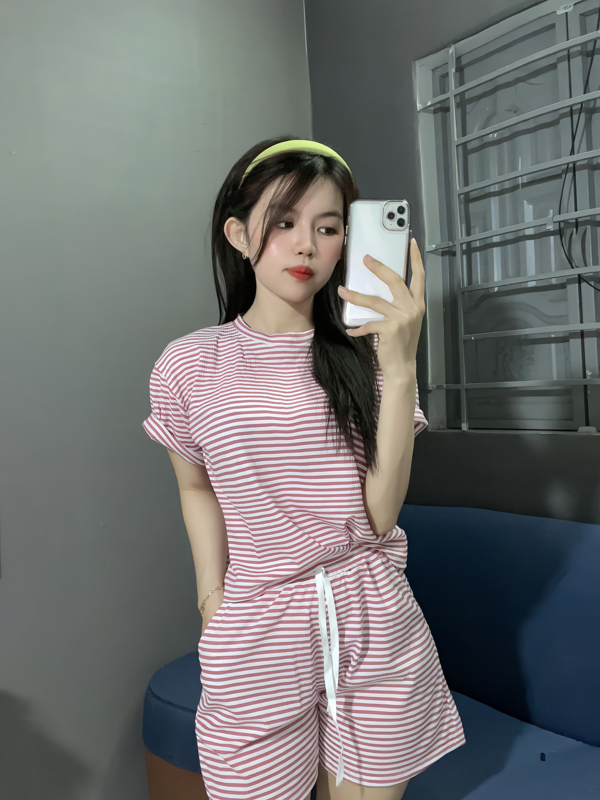 Set bộ thun Cotton đùi dê thương đồ bộ thun gân