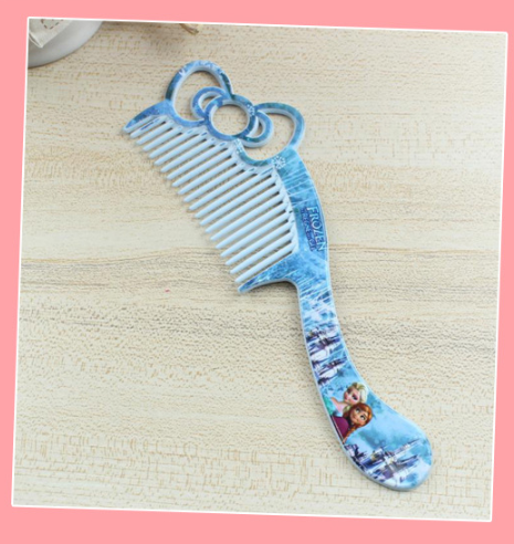Lược Chải Tóc Hình Công Chúa Elsa -Màu Xanh