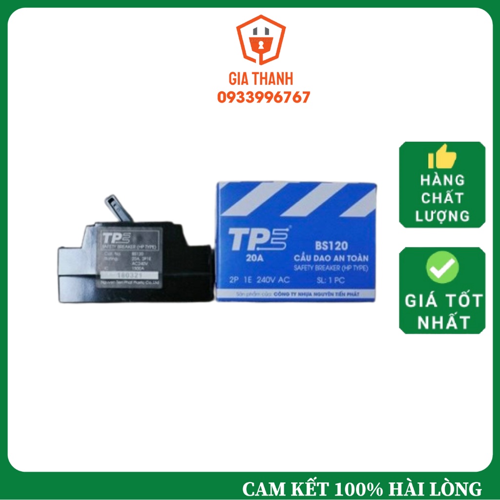 CB Cóc Chống Giật TPE 15A, 20A, 30A