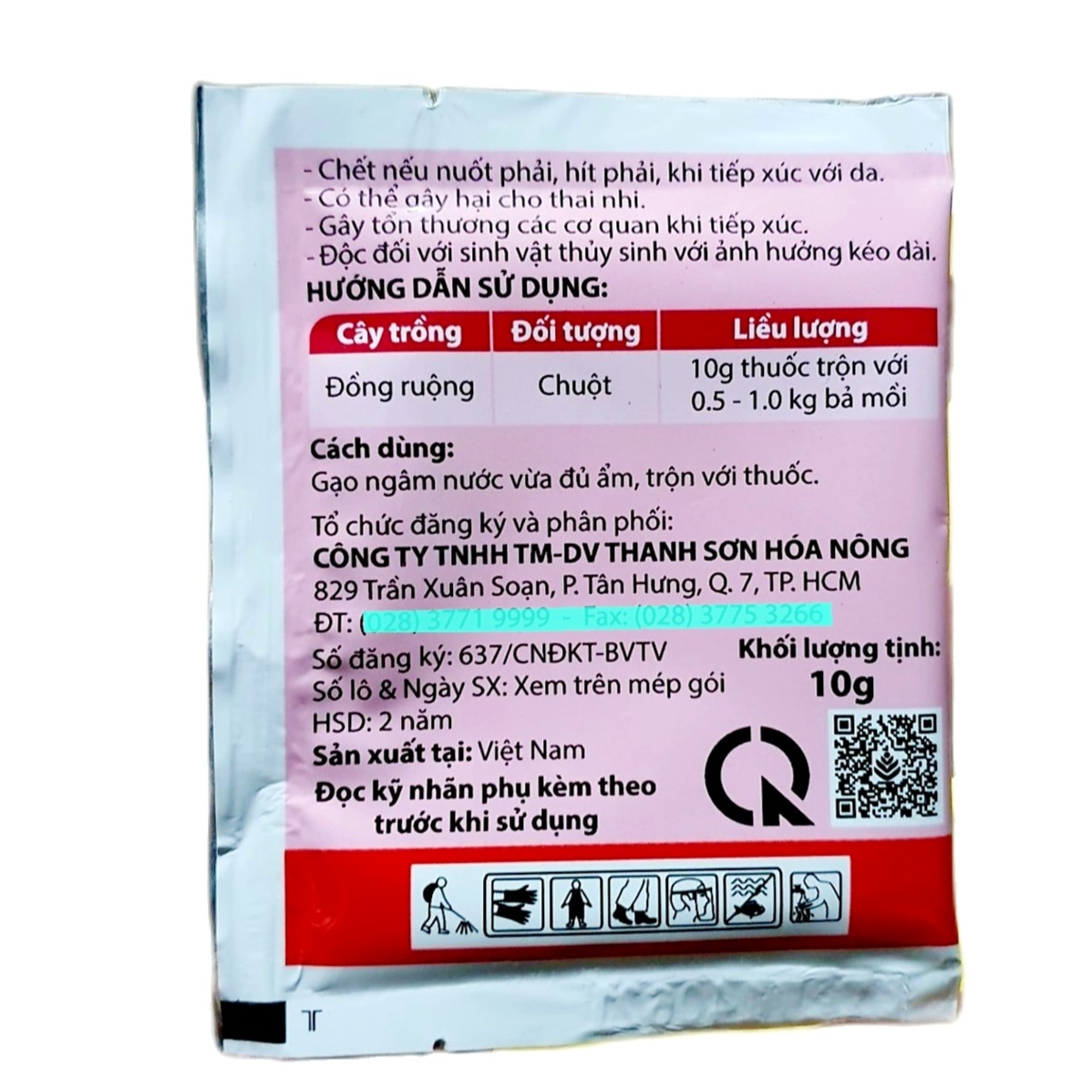 💎 Thuốc diệt chuột Cực Mạnh RAT K DP (10gr)💖 Dạng bột trộn thức ăn.. katk