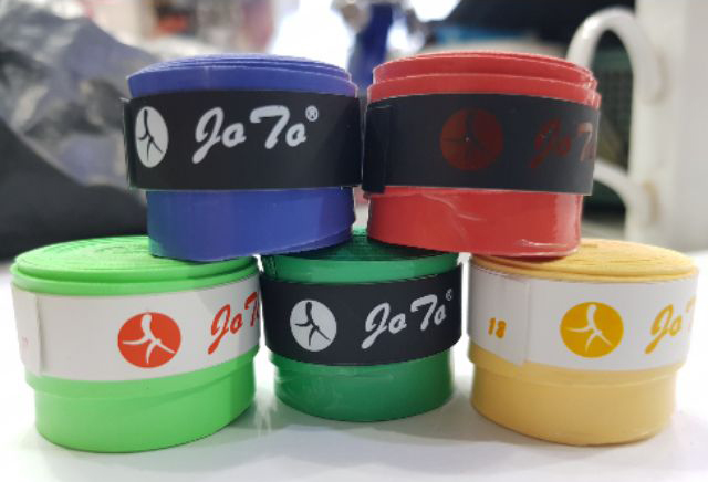 JOTO Multicolor Non-Slip Tennis Racket Grips - Sweat Absorbent Grip Tape for Badminton/Handball, Comfort Fit