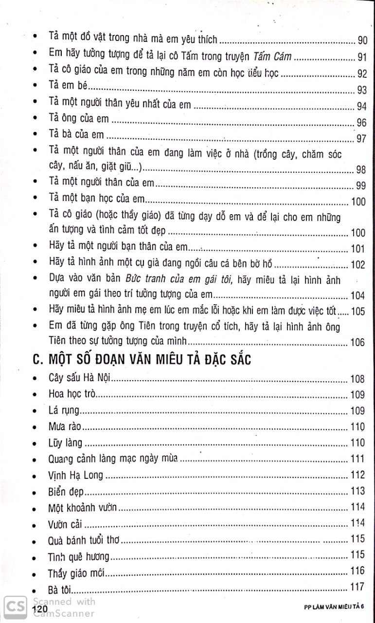 [HCM]Phương pháp làm văn miêu tả 6