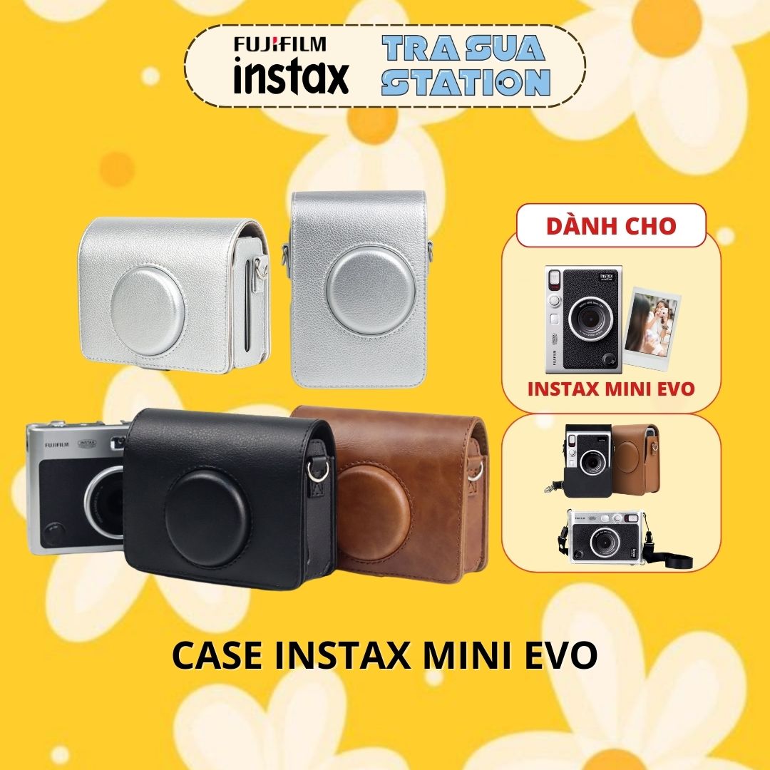 [HCM] BAO DA MÁY CHỤP ẢNH LẤY LIỀN INSTAX MINI EVO - CASE DA, CASE TRONG