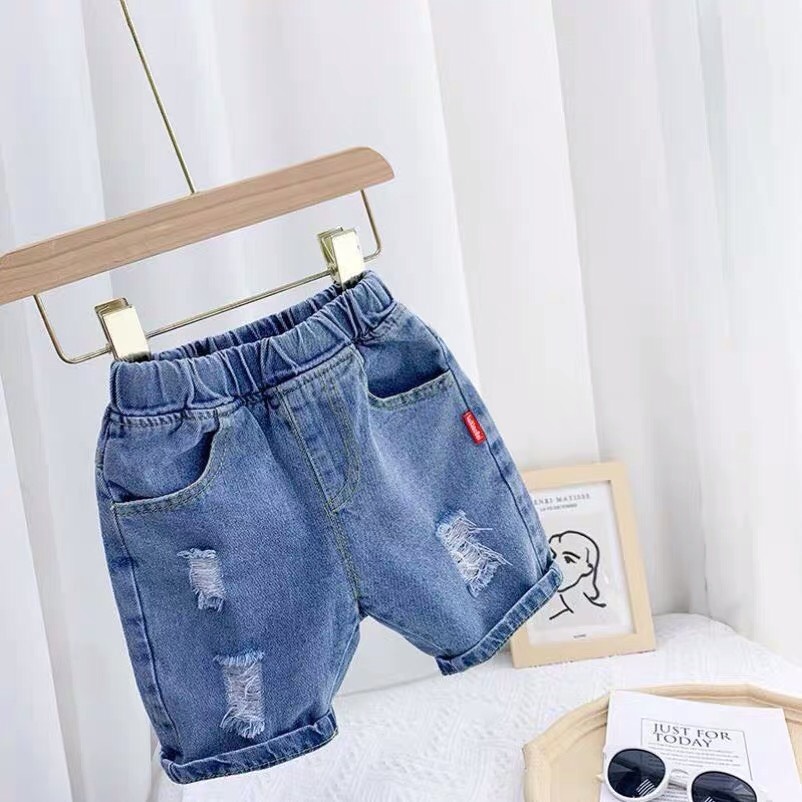Quần bò đùi Mốc cho bé 8-26kg