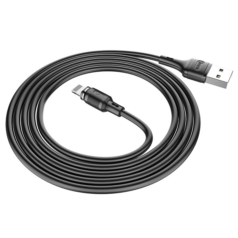 Cáp sạc nam châm HOCO X52 2.4A chân Type C và Lightning độ dài 1m