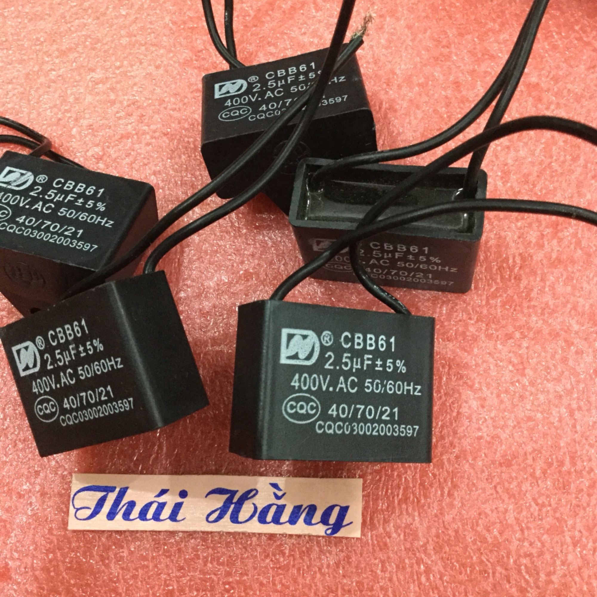 Tụ quạt CBB61 -2.5 M/400 v (5 chiếc )