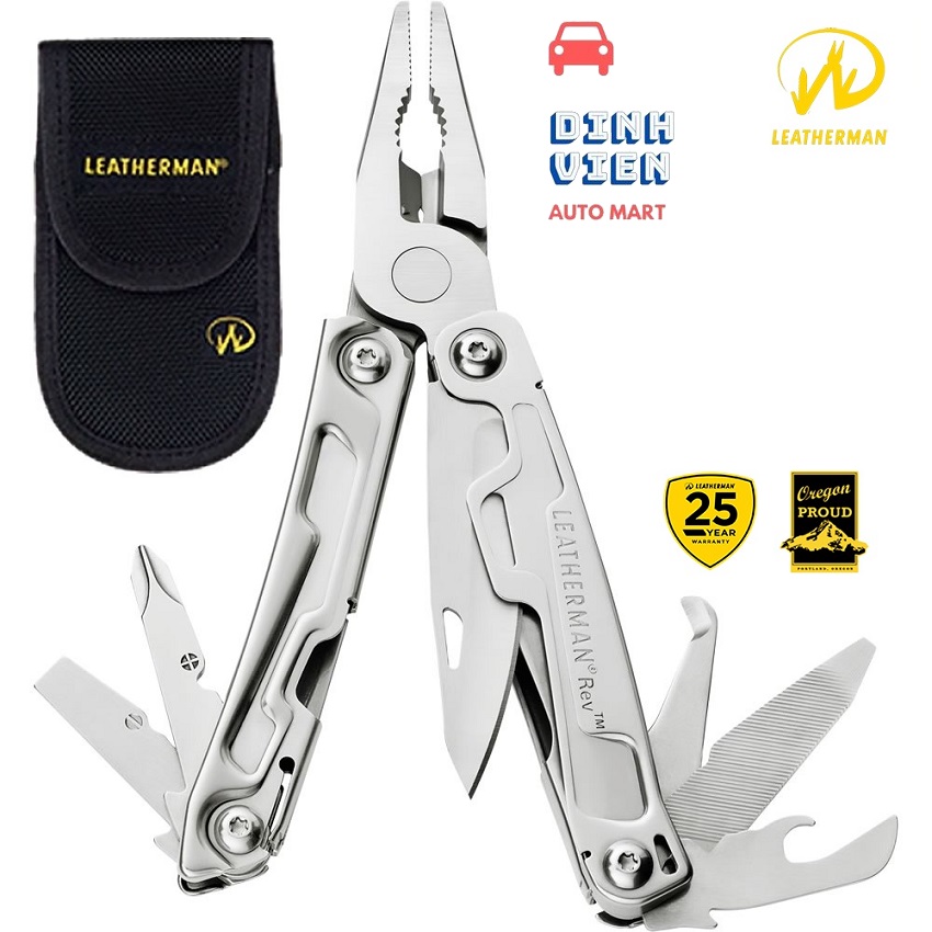 [ RẤT TIỆN ÍCH] Kìm Đa Năng Leatherman Rev 14 Tools cao cấp