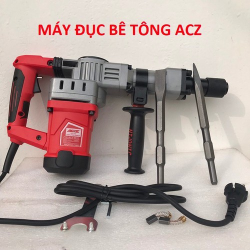 Máy khoan đục bê tông 17 ly chính hãng acz 1400w - 0810a - máy chuyên đục