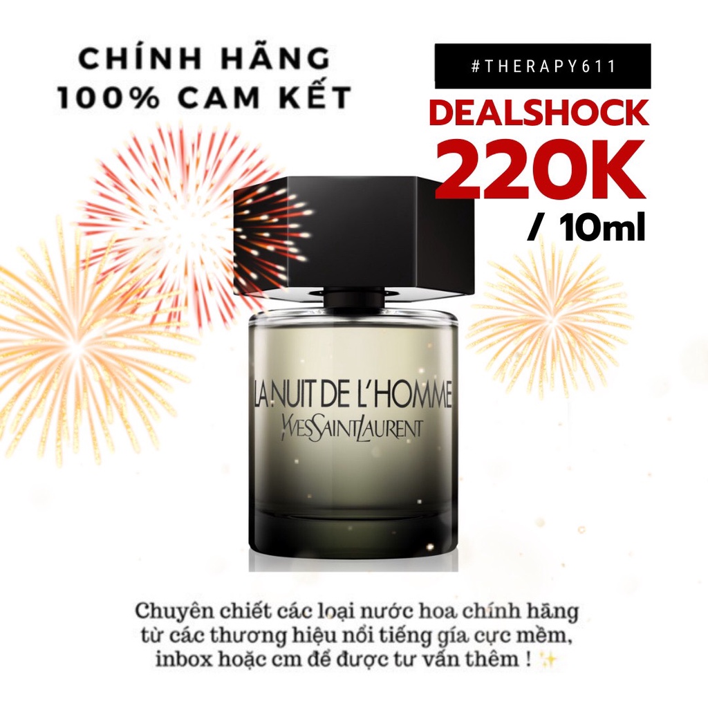 Nước Hoa Dùng Thử YSL La Nuit 5ml/10ml/20ml)