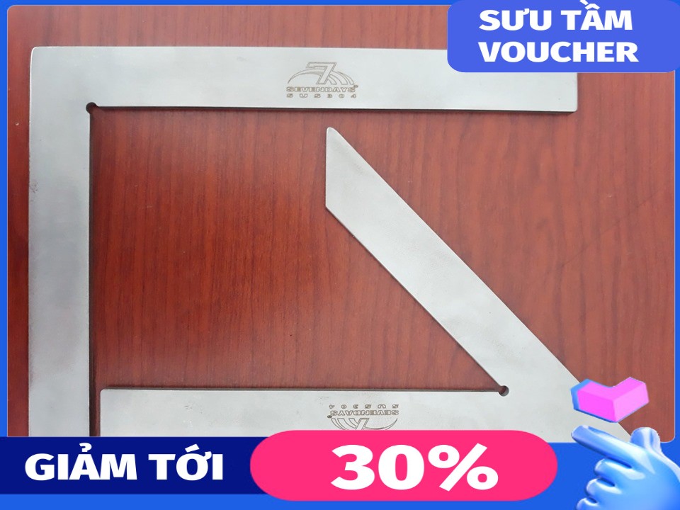 Thước ke góc 45 và 90 độ
