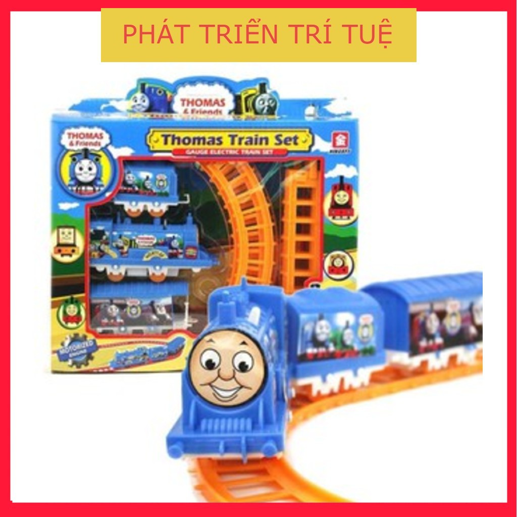 Đồ chơi đường ray xe lửa tàu hỏa Thomas dùng pin cho Bé