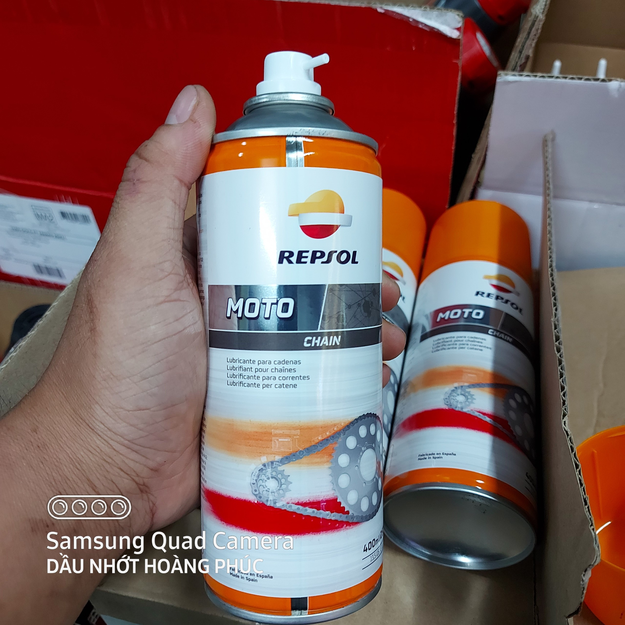 [HCM] DƯỠNG SÊN REPSOL MOTO CHAIN 400ML