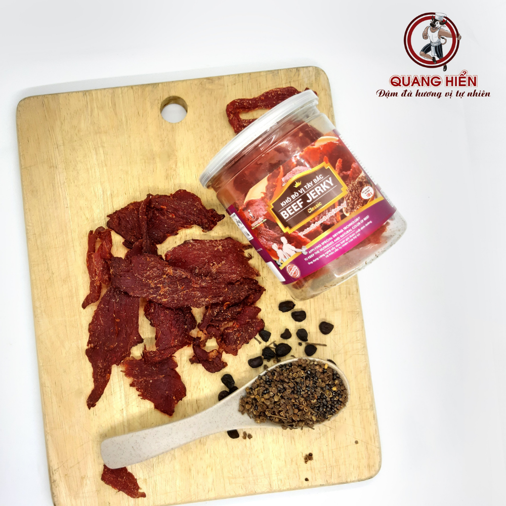 Beef Jerky khô bò vị Tây Bắc 100g