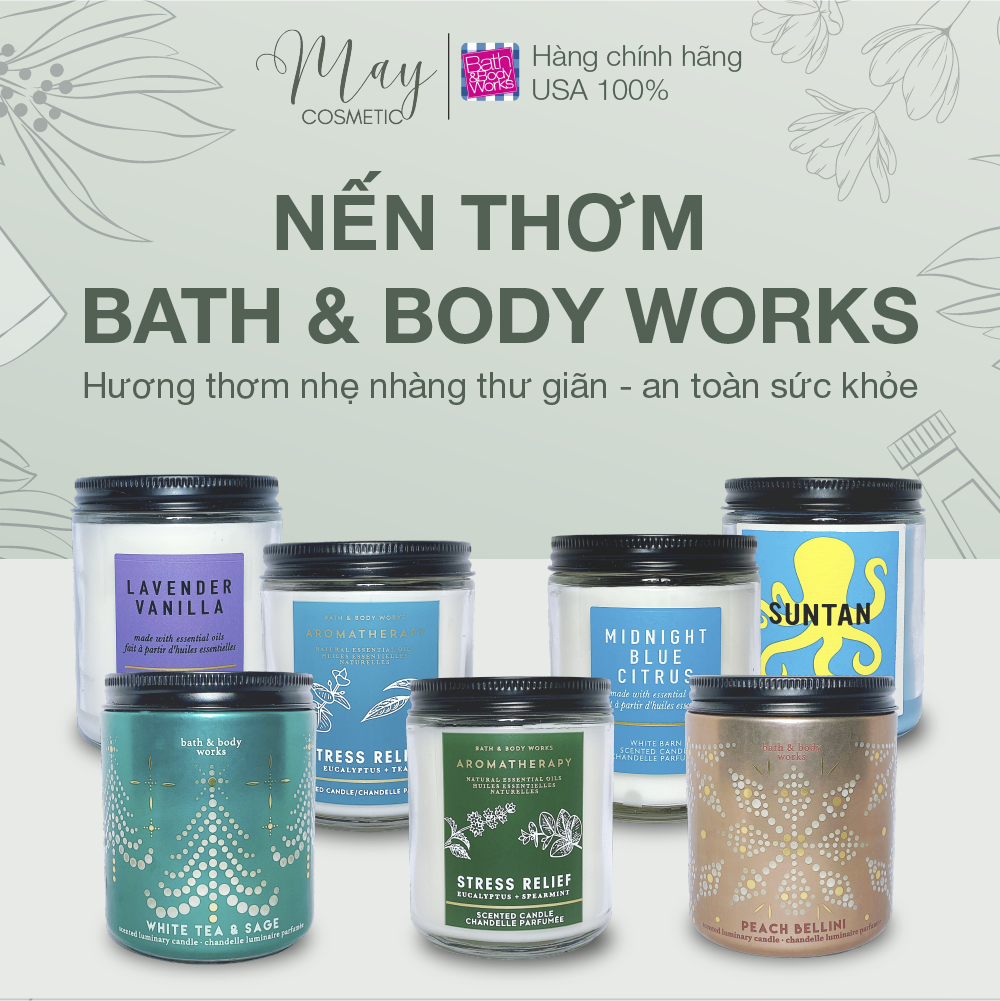 Nến Thơm 1 Bấc Bath & Body Works 198g