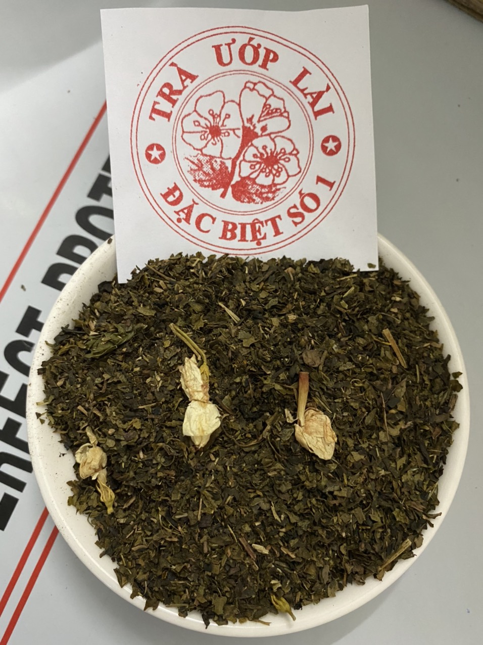 [Hcm]Jasmine Tea Mixed with Shop Ingredients - Tea Bran Mixed with Jasmine 1kg