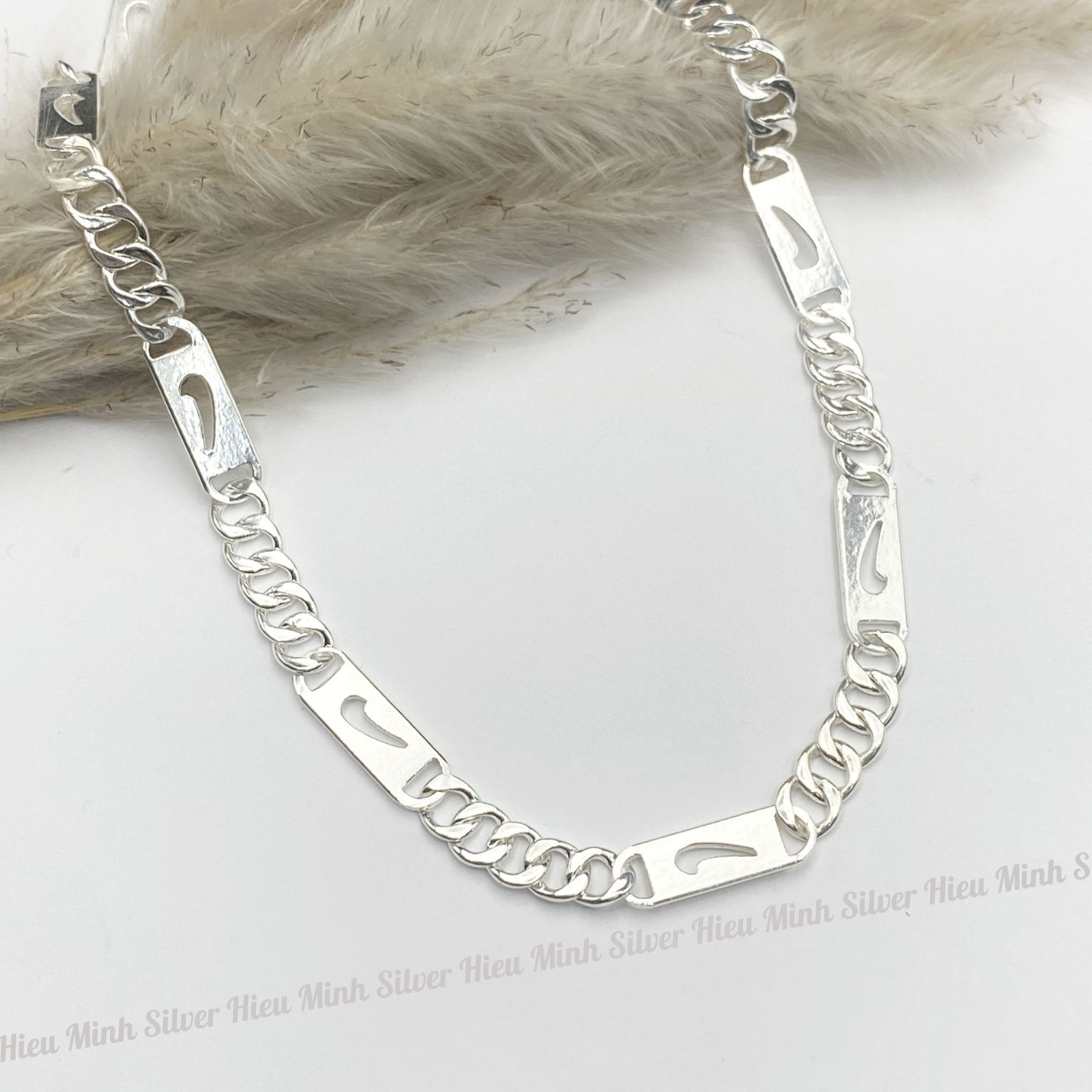 Dây Chuyền Nam Bạc Hiểu Minh DBN017 Bảo Hành Vĩnh Viễn