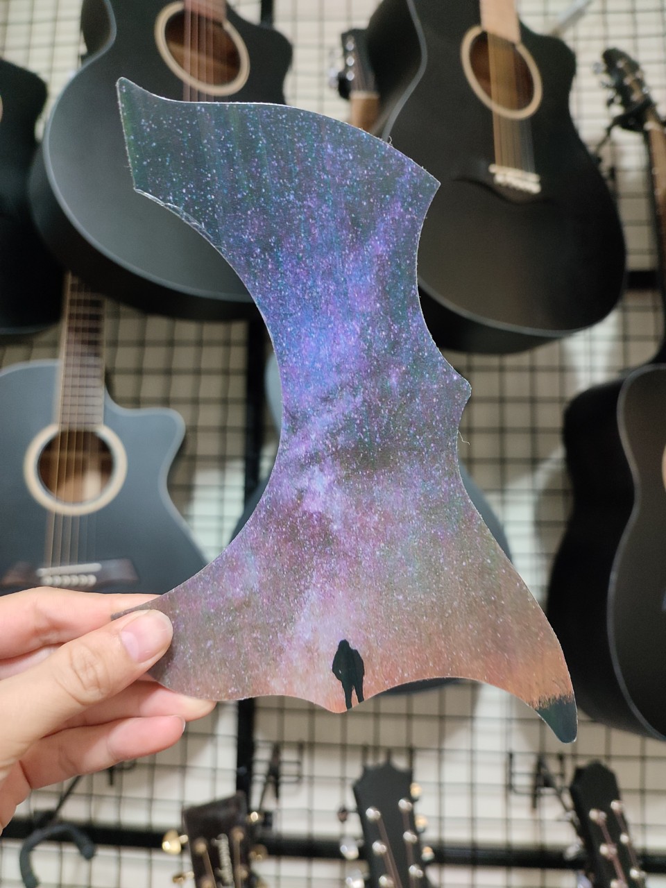 Miếng Dán Chống Xước Đàn Guitar Thùng 3D