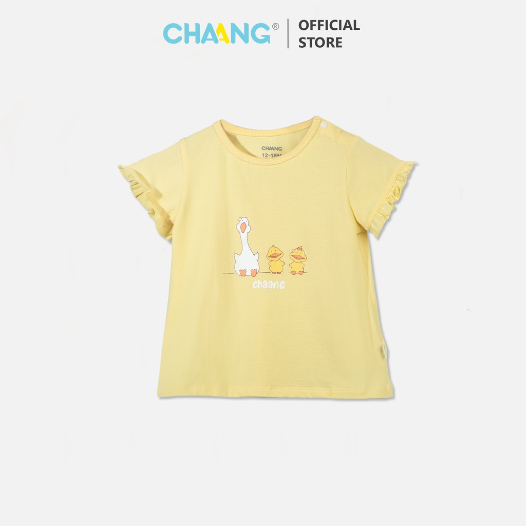 Áo Cộc Cho Bé Lake Vàng Chaang