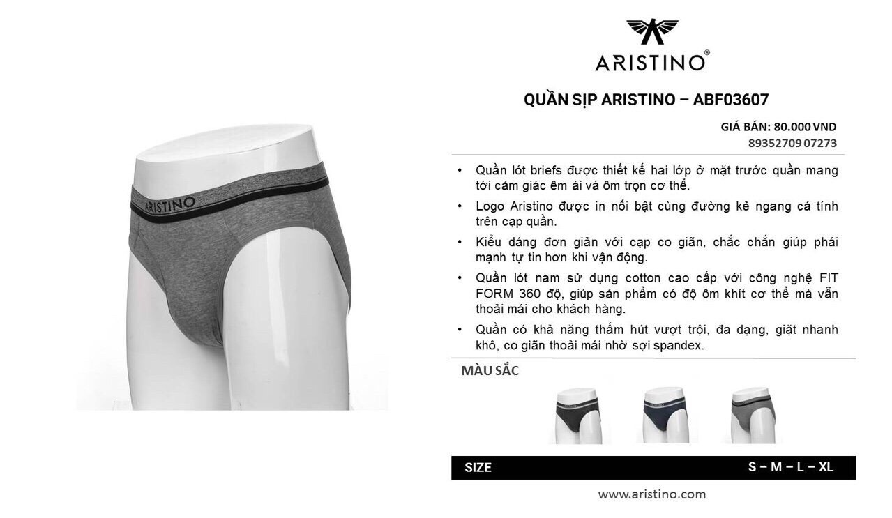 Sịp tam giác sịp chéo Aristino ABF03607