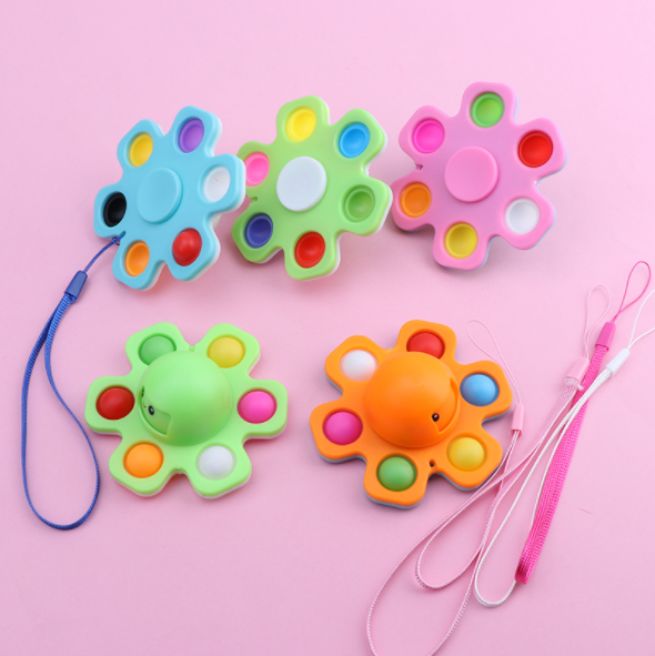 Con Quay Spinner Hình Bạch Tuộc Mặt Thay Đổi Cảm Xúc POP IT [ĐỒ CHƠI TRẺ EM]
