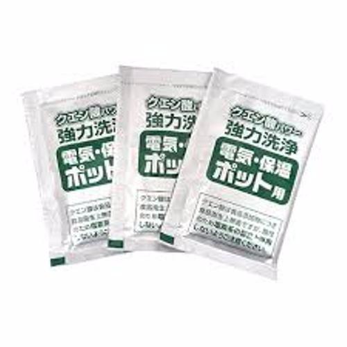 Set 3 gói bột khử cặn bình nước Hàng Nội Địa Nhật