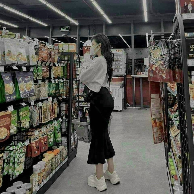 Chân váy đuôi cá dài ôm dáng siêu xinh