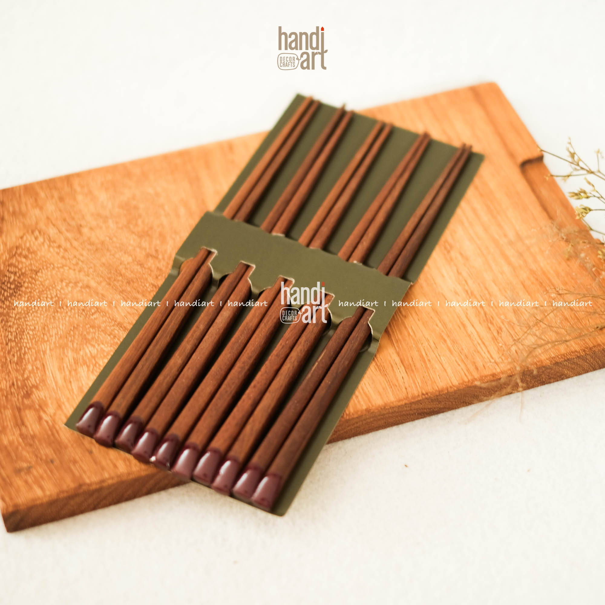 Đũa gỗ tự nhiên, 5 đôi đũa gỗ
