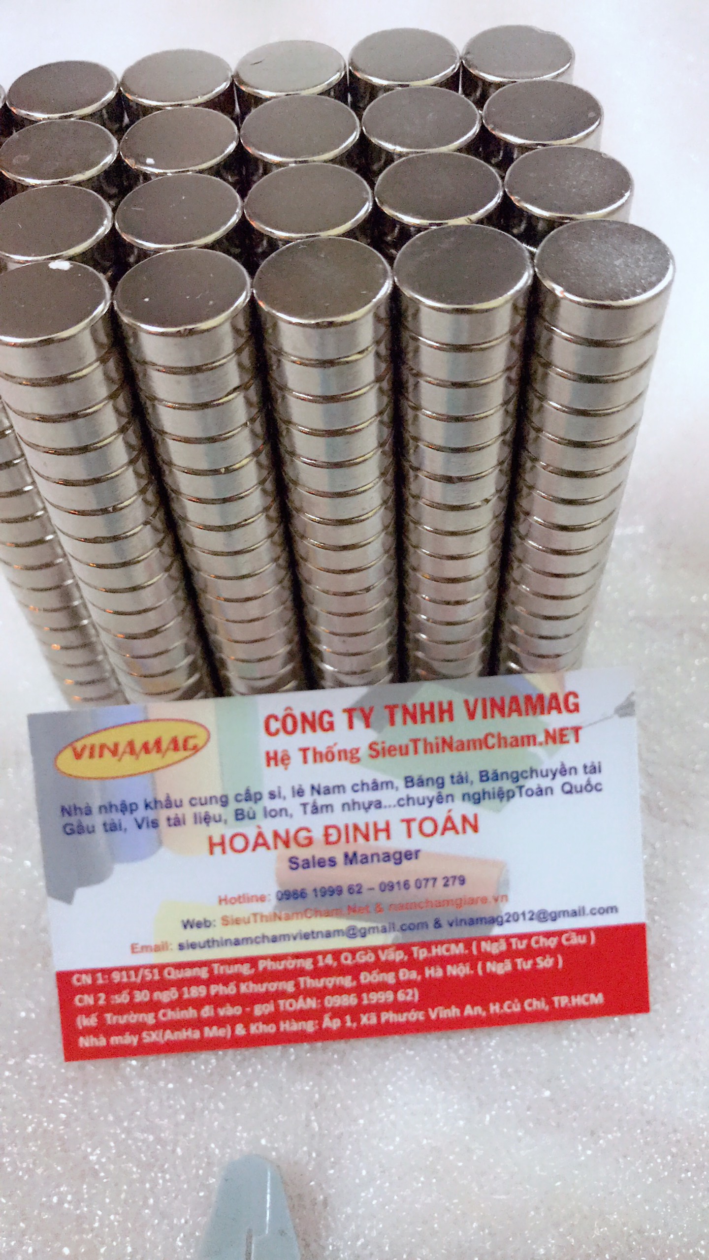 Nam châm viên D14x5mm siêu mạnh