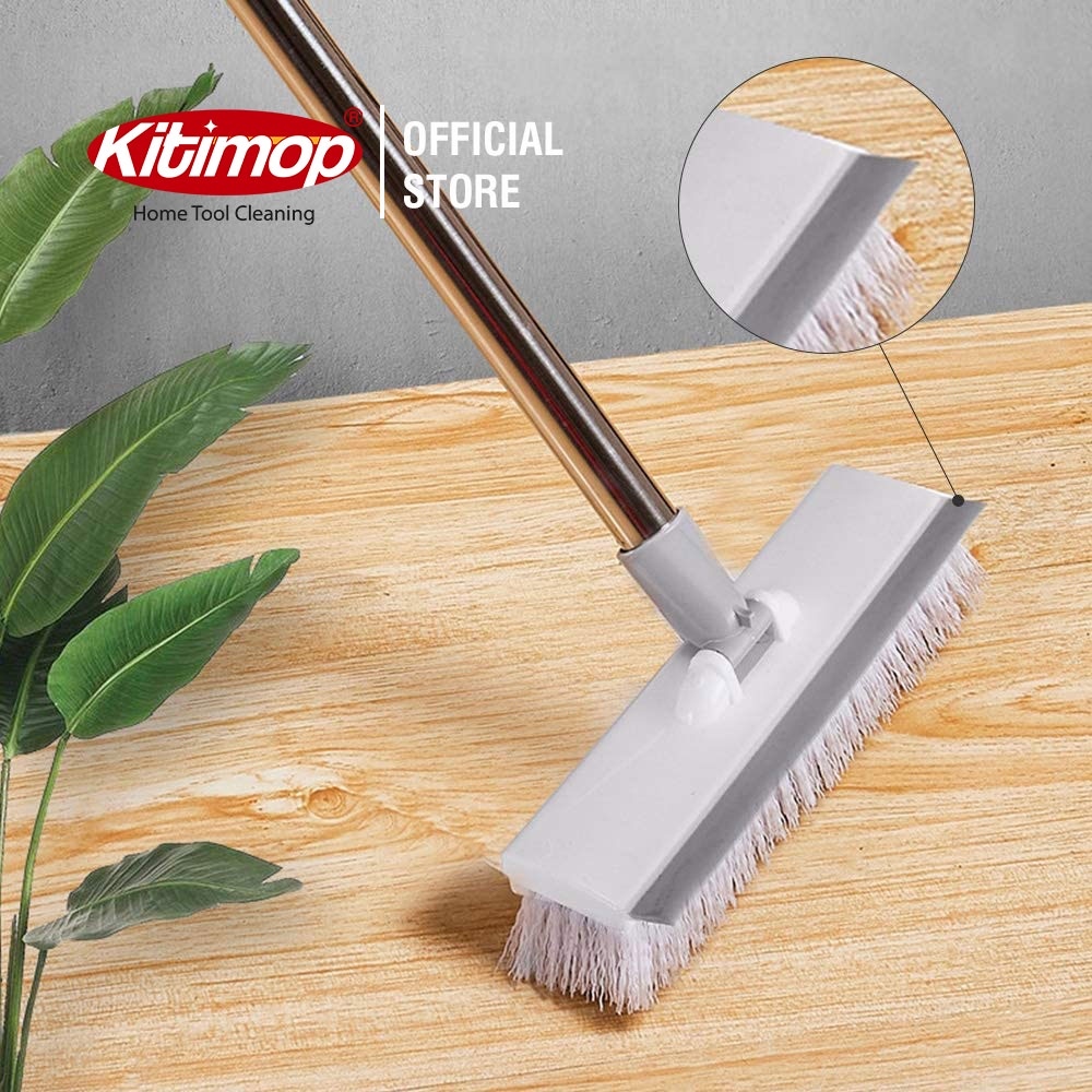 BÁO GIÁ Chổi Cọ Sàn | Shopee Lazada Sendo Tiki mới nhất 46 ∏ edwin shop Chổi cọ sàn cây chà nhà tắm cây chà toilet Kitimop-Z3 chổi gạt nước 2 đầu xoay 180 độ dễ dàng điều chỉnh độ dài