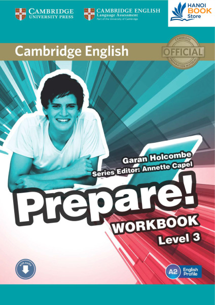 bộ sách 2 quyển Cambridge English Prepare! Level 3 Students Book and  Workbook - Hanoi bookstore