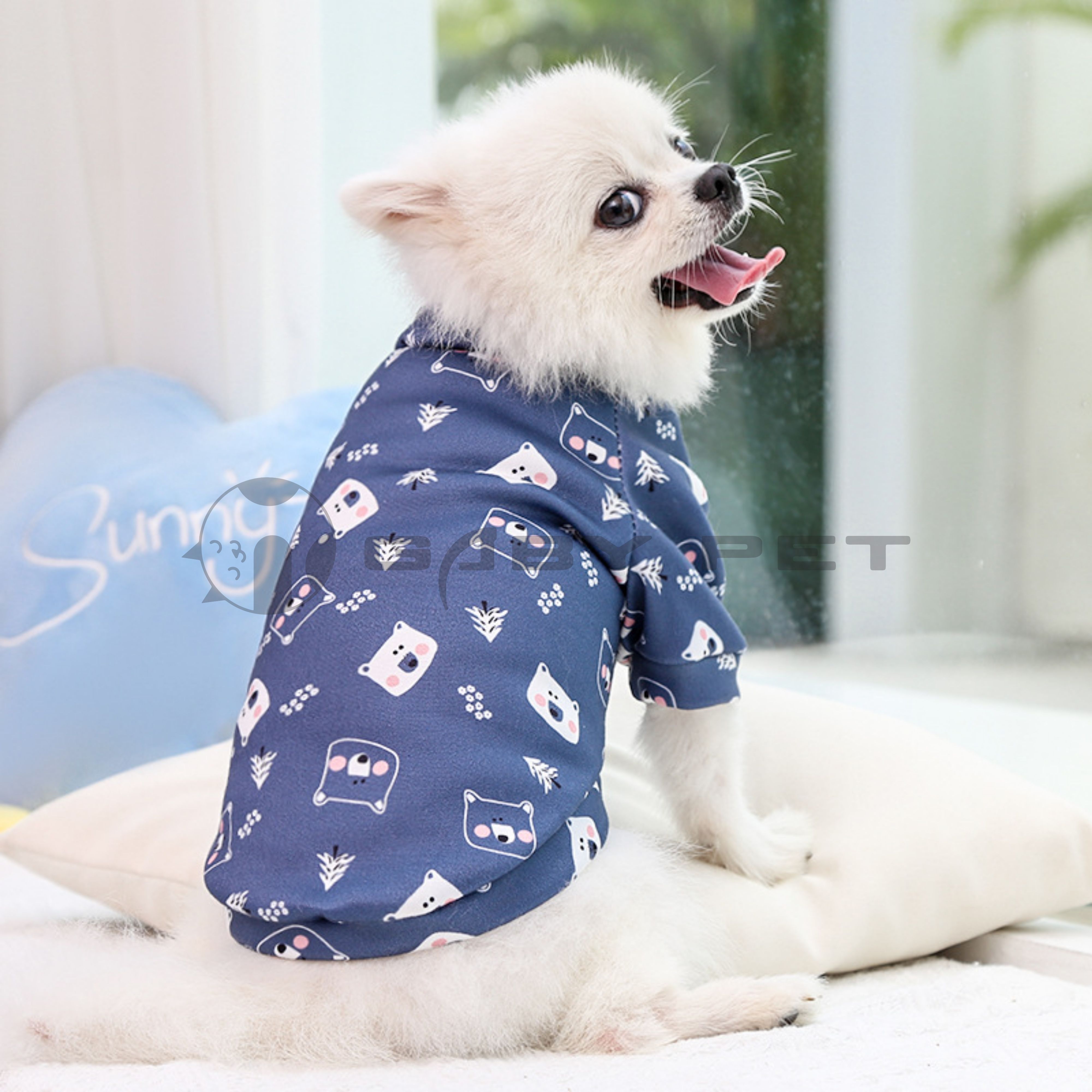 Áo cho chó mèo gabypet, áo nỉ cho chó mèo