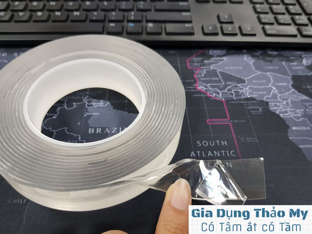 Băng dính 2 mặt siêu dính silicon