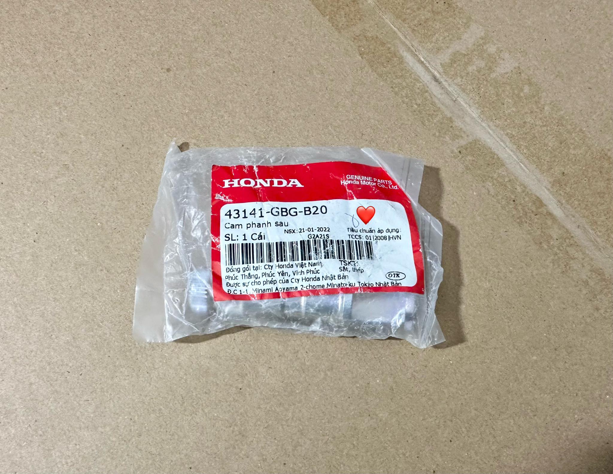 Cốt Càng Má Phanh Wave - Super Chính Hãng Honda