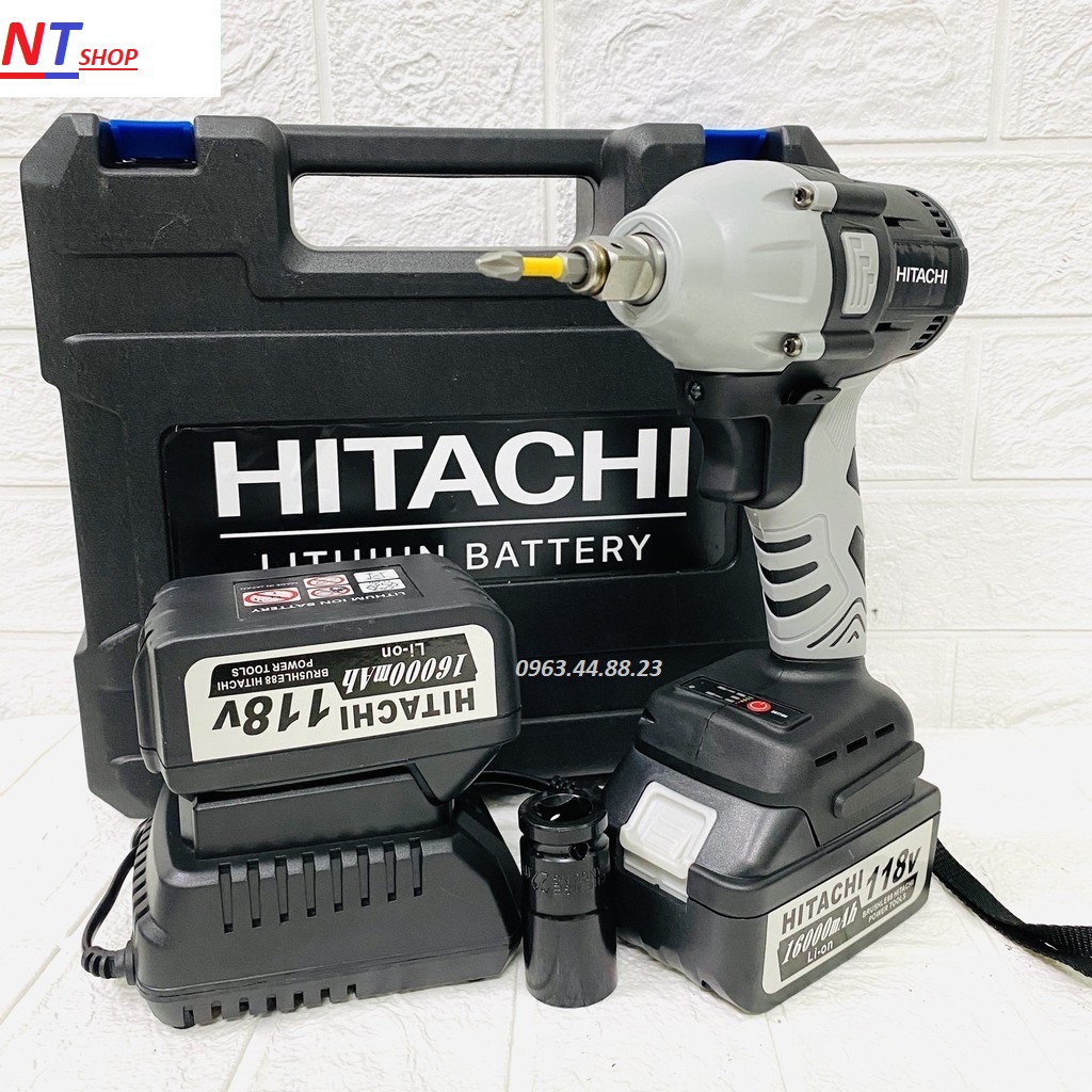 máy siết bulong HITACHI 88v 2 pin
