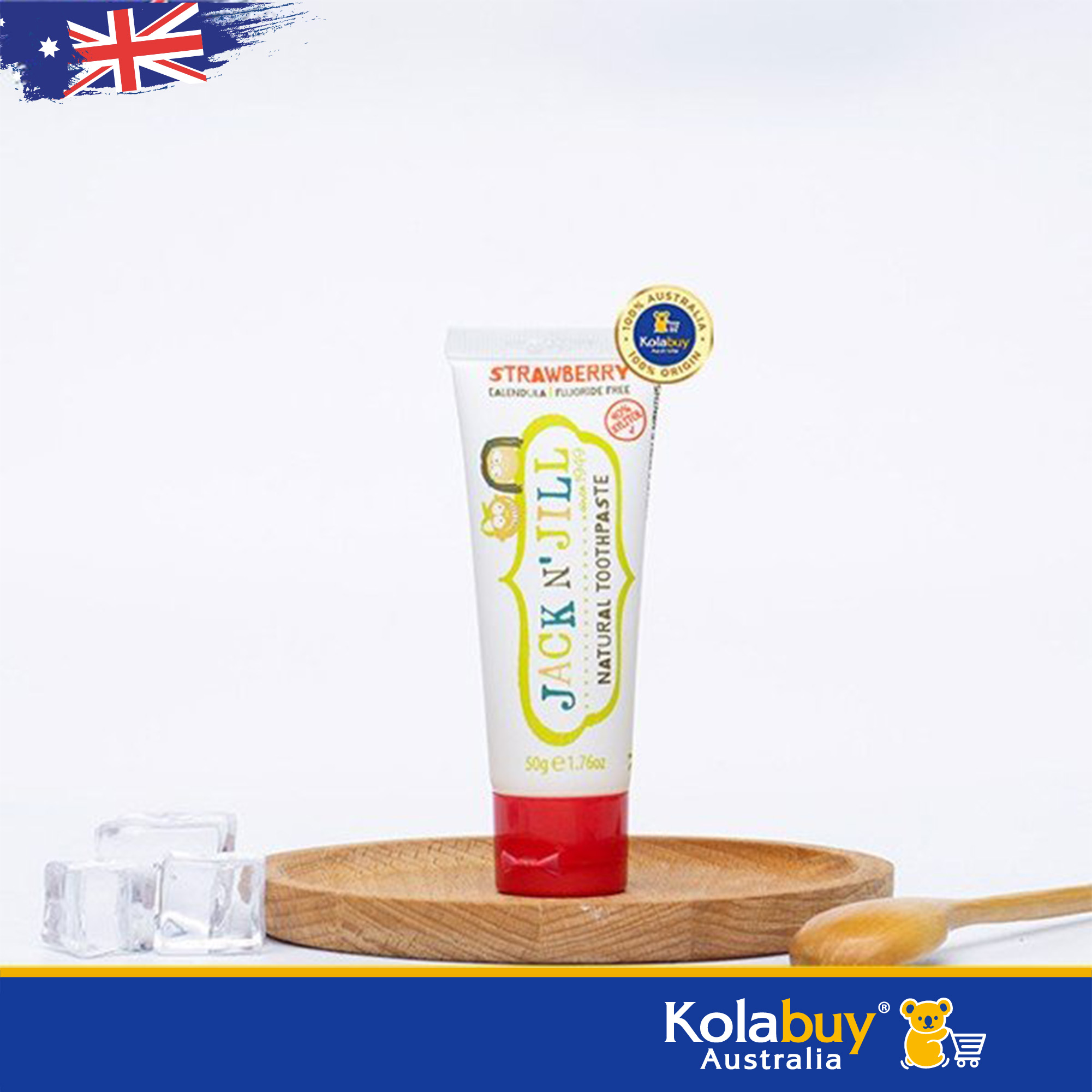 Kem đánh răng cho bé Úc Jack N Jill Natural Toothpaste 50g