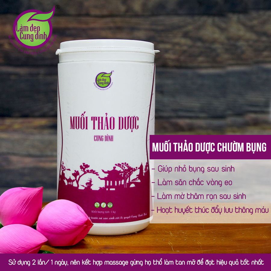 Muối Thảo Dược Giảm Eo Cung Đình