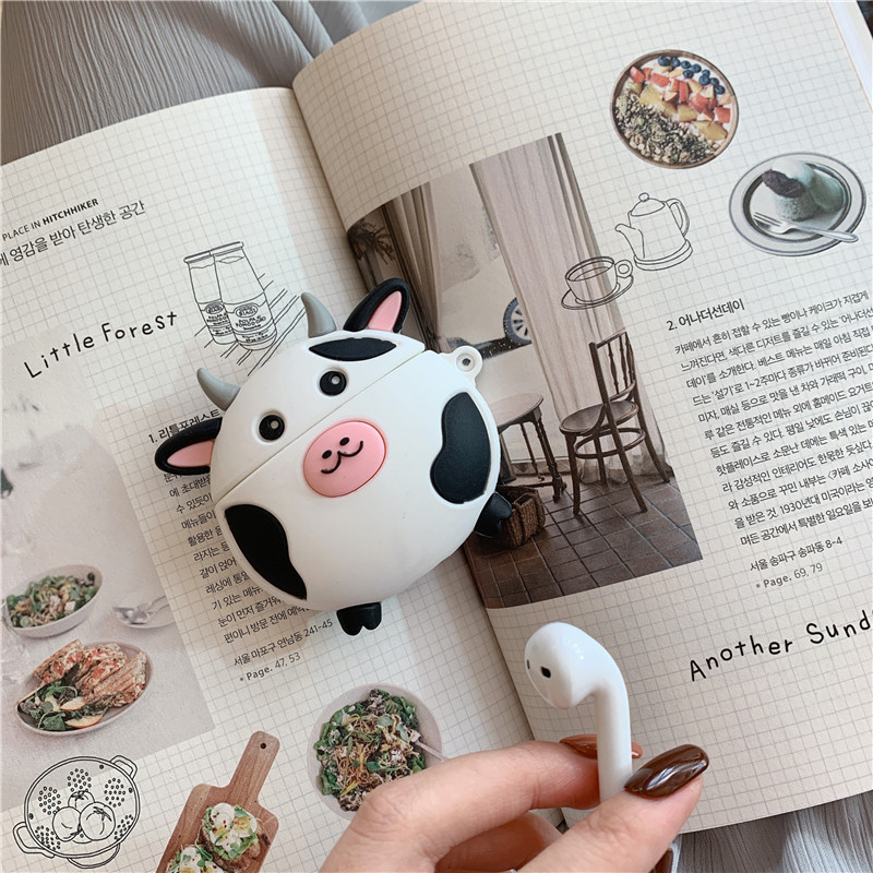 Case airpods 1/2 bò sữa đáng yêu