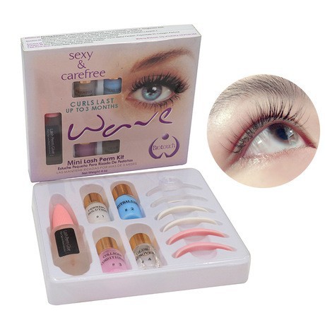 Bộ uốn mi wave mỹ 6d collagen cao cấp bio touch sét uốn nhỏ 4 lọ