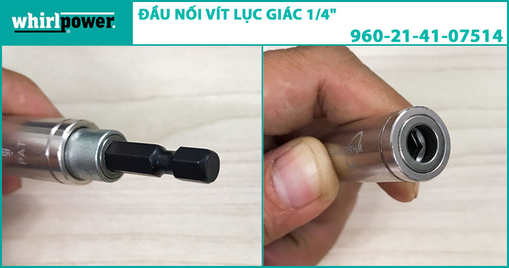 Đầu nối vít lục giác Whirlpower