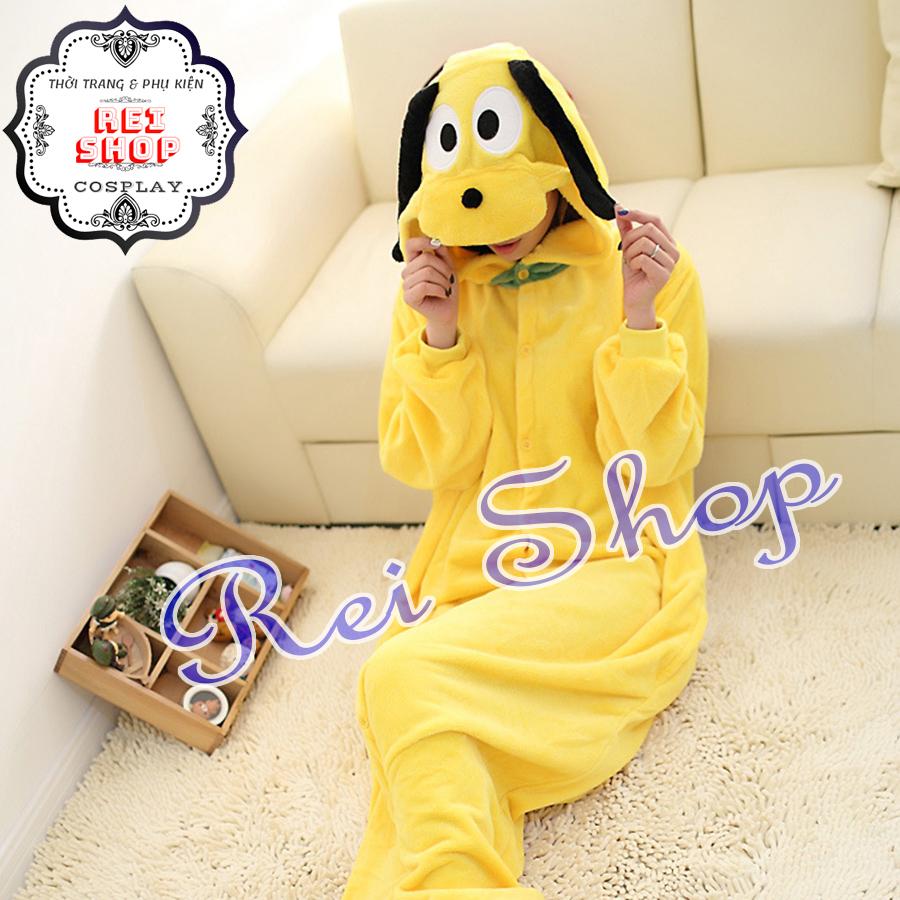 Bộ Đồ Hình Thú Chó Pluto Size Cho Người Lớn