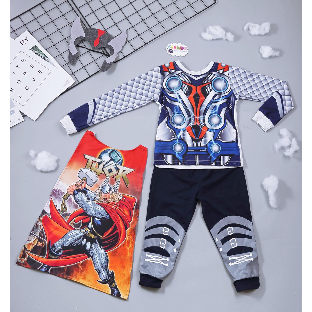 Bộ quần áo Thor dài tay